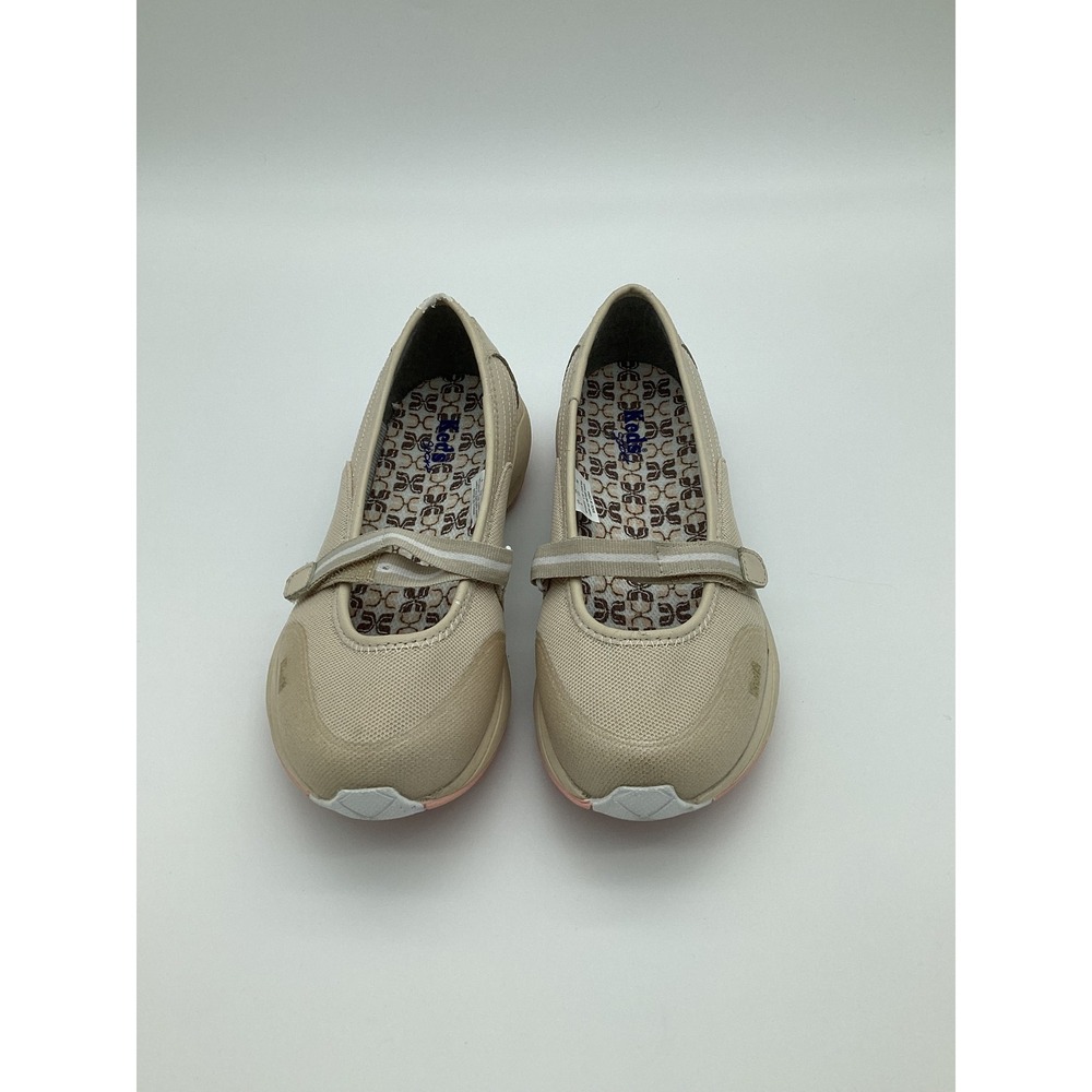 Keds Size 8 Tan Mary Jane Sneakers Mesh Walking Comfort Athleisure Sporty Casual